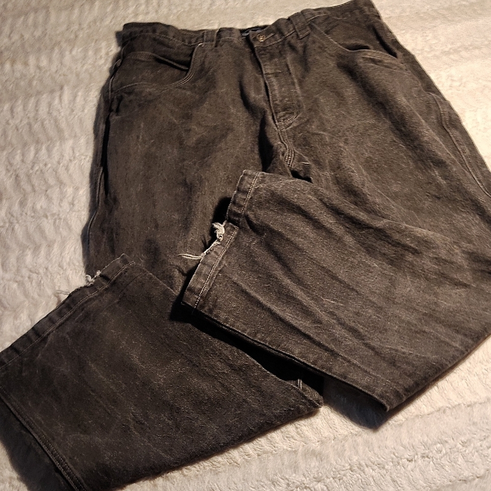 Anchor Blue Black Denim Jeans - Picture 7 of 11